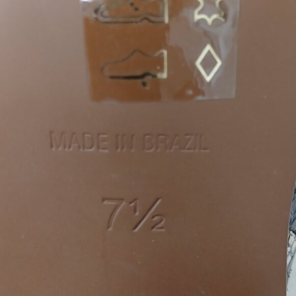 Madewell The Cline Western Bootie in Snake Embossed Leather Size 7.5 - Picture 11 of 11